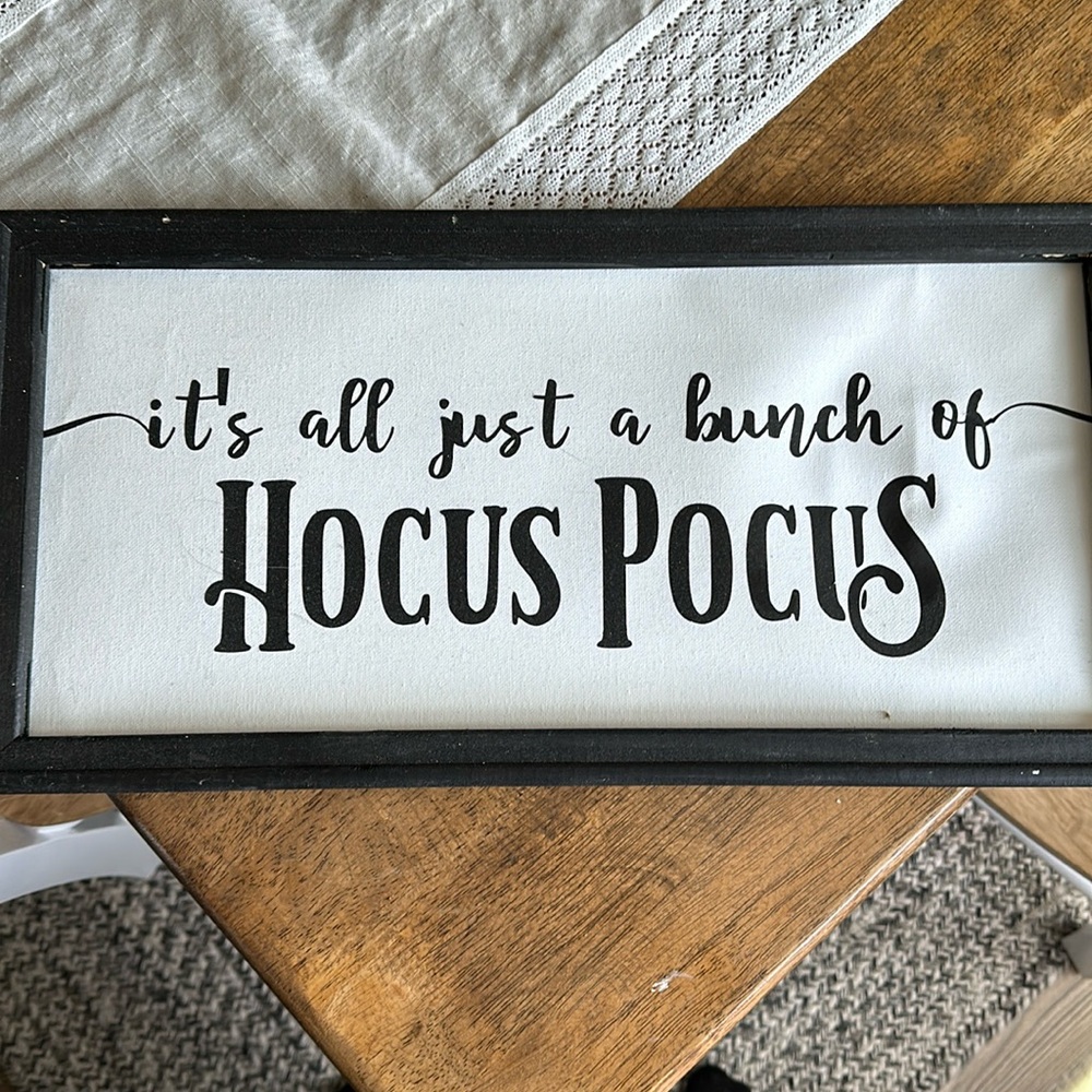 Handmade sign